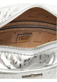 Guess Torebka Aldina HWGY96 63140 Srebrny. Kolor: srebrny. Materiał: skórzane
