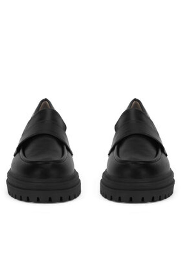 Jenny Fairy Loafersy WS5195-43 Czarny. Kolor: czarny. Materiał: skóra
