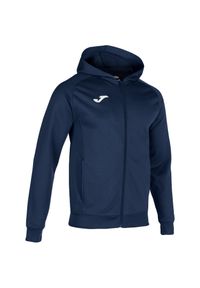 Bluza do piłki nożnej męska Joma Menfis. Typ kołnierza: kaptur. Kolor: niebieski, wielokolorowy, pomarańczowy. Materiał: prążkowany. Sport: piłka nożna #1