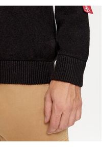 Aeronautica Militare Sweter 232MA1460L518 Czarny Regular Fit. Kolor: czarny. Materiał: bawełna #5