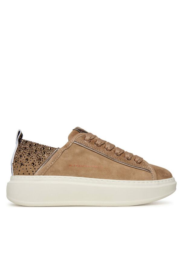 Alexander Smith Sneakersy Wembley ASBCWYW Beżowy. Kolor: beżowy. Materiał: zamsz, skóra
