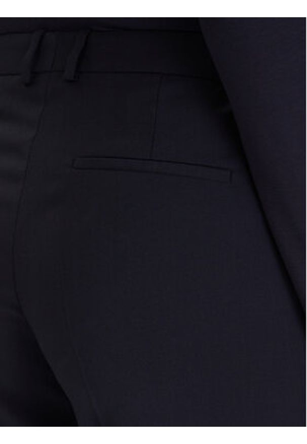 BOSS - Boss Spodnie materiałowe 50490051 Granatowy Regular Fit. Kolor: niebieski. Materiał: wełna