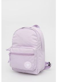 Converse plecak kolor różowy duży gładki. Kolor: fioletowy. Wzór: gładki #2