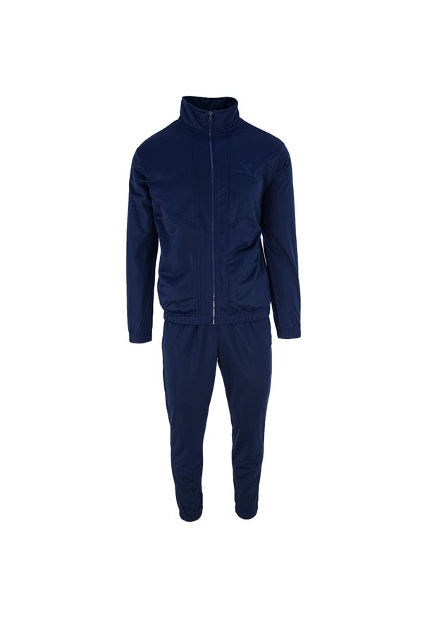 Dres Diadora FZ Chromia, Mężczyźni. Kolor: niebieski. Materiał: dresówka