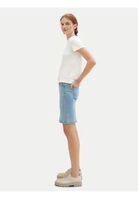 Tom Tailor Spódnica jeansowa 1040349 Niebieski Regular Fit. Kolor: niebieski. Materiał: bawełna #6