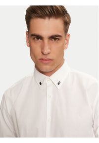 Hugo Koszula Ermo 50528474 Biały Slim Fit. Kolor: biały. Materiał: bawełna #4
