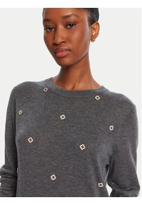 Lola Casademunt by Maite Sweter MF2511012 Szary Regular Fit. Kolor: szary. Materiał: syntetyk