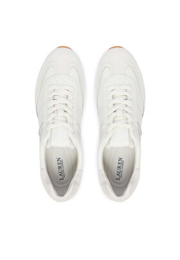 Lauren Ralph Lauren - LAUREN RALPH LAUREN Sneakersy Dani Lw 802P17694001 Biały. Kolor: biały. Materiał: skóra