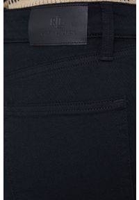 Lauren Ralph Lauren jeansy damskie high waist. Stan: podwyższony. Kolor: czarny