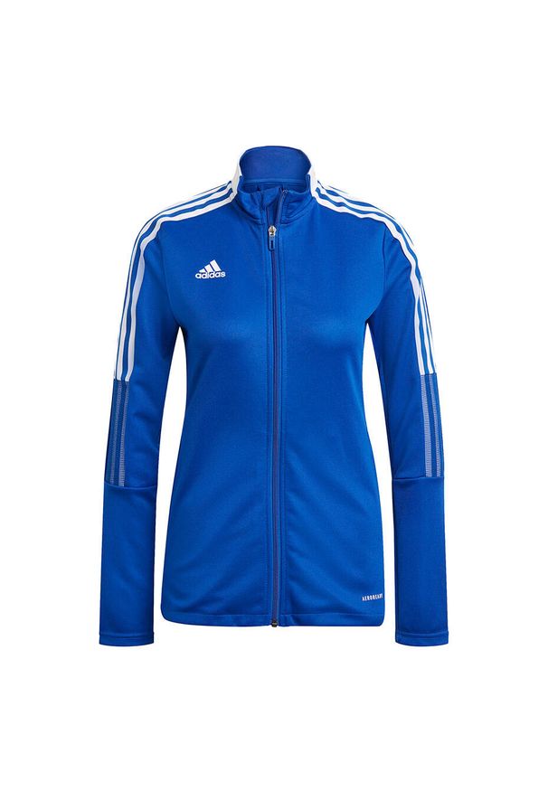 Adidas - Bluza piłkarska damska adidas Tiro 21 Track. Kolor: niebieski. Sport: piłka nożna