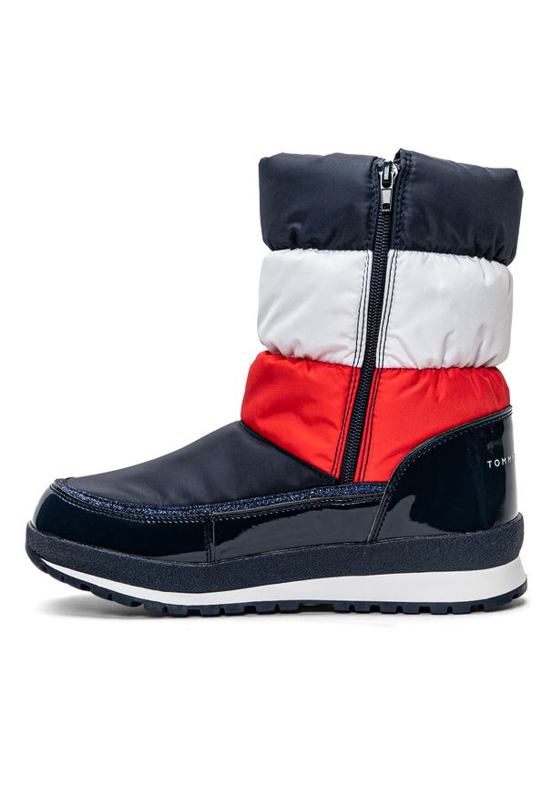 TOMMY HILFIGER - Śniegowce dziecięce granatowe Tommy Hilfiger T3A6-32034-1241Y-019. Kolor: niebieski. Sezon: lato. Styl: młodzieżowy