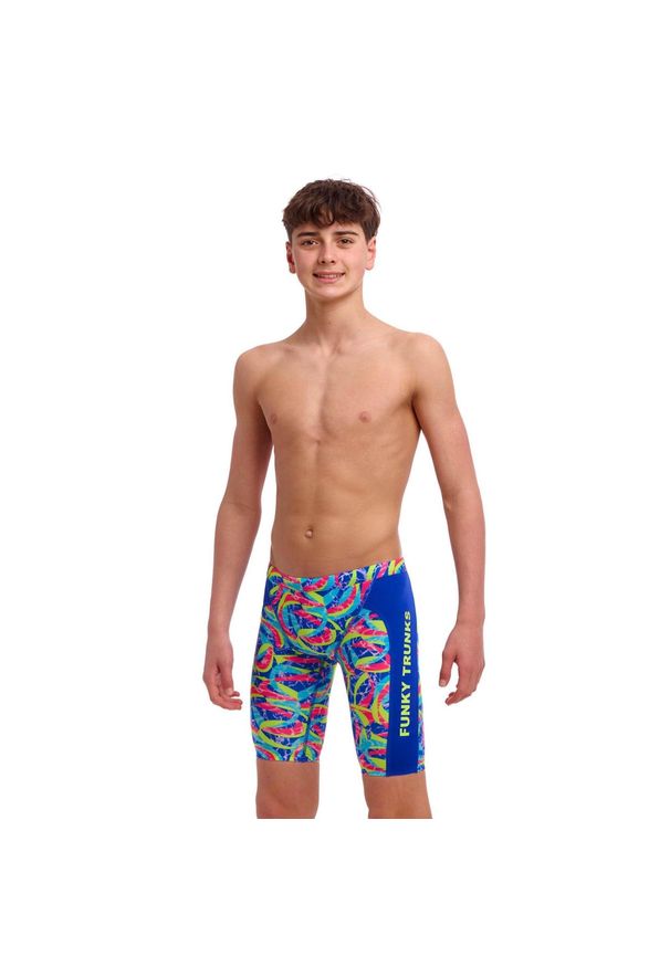 Spodenki FUNKY TRUNKS Choppy Waters - jammery chłopięce 140-152cm/10/UK26. Kolor: niebieski, wielokolorowy