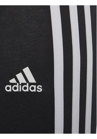 Adidas - adidas Legginsy Essentials 3-Stripes Leggings H65800 Czarny Fitted Fit. Kolor: czarny. Materiał: bawełna #5