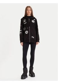MICHAEL Michael Kors Bluza MF551WQ4MY Czarny Relaxed Fit. Kolor: czarny. Materiał: bawełna