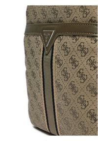 Guess Saszetka HMMIST P5123 Khaki. Kolor: brązowy. Materiał: skóra