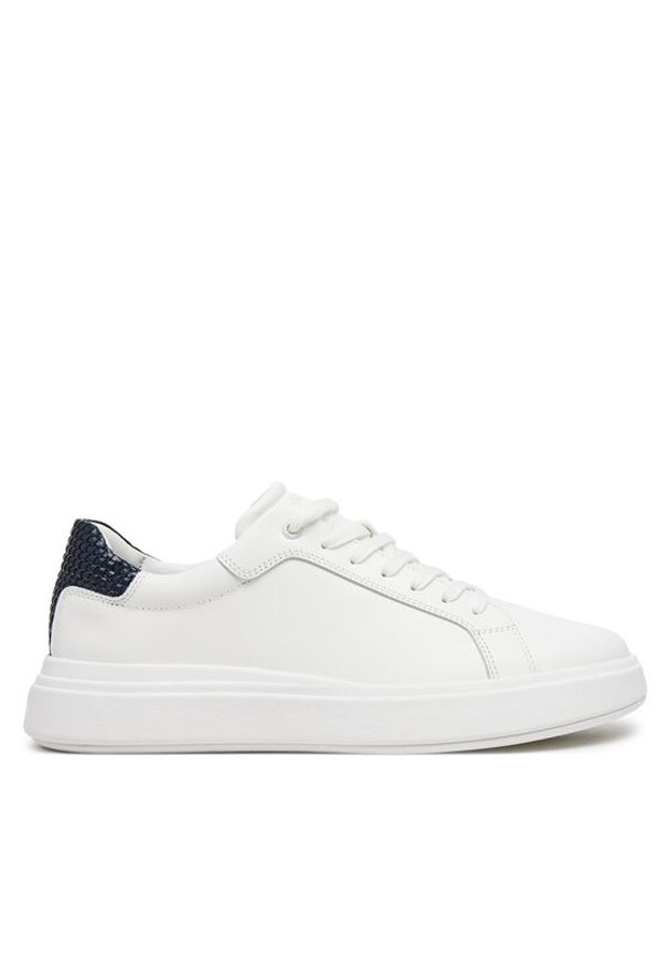 Calvin Klein Sneakersy HM0HM01659 Biały. Kolor: biały. Materiał: skóra