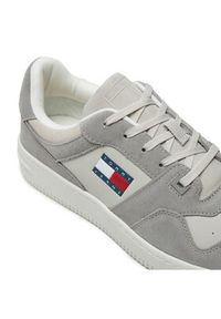 Tommy Jeans Sneakersy Tjm Basket Leather EM0EM01440 Szary. Kolor: szary. Materiał: skóra #6