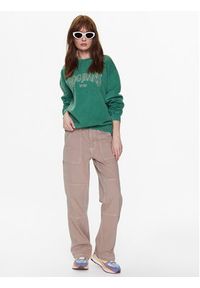 BDG Urban Outfitters Bluza BDG EMBROIDERED SWEAT 76470806 Zielony Oversize. Kolor: zielony. Materiał: bawełna #3