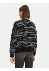 Desigual Sweter Winnipeg 24WWJF20 Czarny Regular Fit. Kolor: czarny. Materiał: syntetyk #5