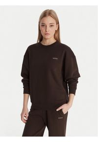 Guess Bluza V6RQ13 K9V31 Brązowy Regular Fit. Kolor: brązowy. Materiał: bawełna #1