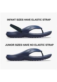 Japonki dziecięce Crocs Classic Flip. Kolor: niebieski