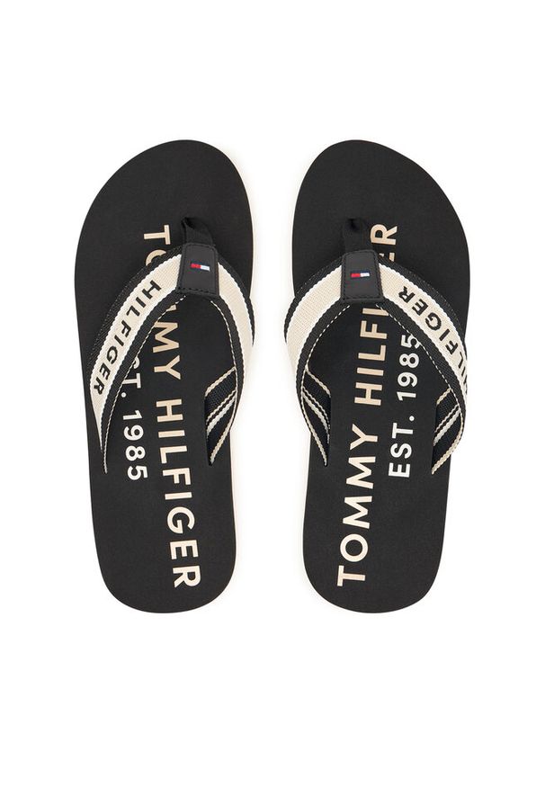 TOMMY HILFIGER - Japonki Tommy Hilfiger. Kolor: czarny. Styl: sportowy