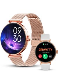Smartwatch Gravity Zegarek damski SMARTWATCH GT26-2 RG/RG/WH. Rodzaj zegarka: smartwatch #1
