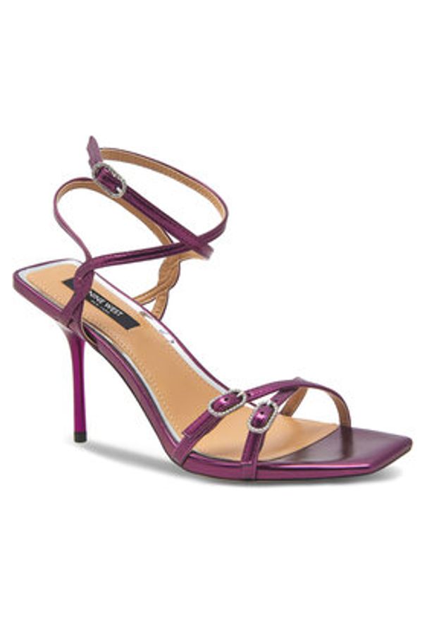 Nine West Sandały ZL23014CC Fioletowy. Kolor: fioletowy. Materiał: syntetyk