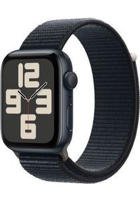 APPLE - Smartwatch Apple Watch SE GPS, 44mm Koperta z aluminium w kolorze północy z opaskš sportowš w kolorze północy. Rodzaj zegarka: smartwatch