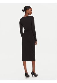 KAOS Sukienka koktajlowa Abiti RI1MA002 0001 Czarny Slim Fit. Kolor: czarny. Materiał: syntetyk. Styl: wizytowy #2