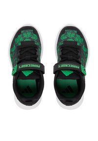 Adidas - adidas Sneakersy Minecraft Fortarun 4.0 JR1943 Czarny. Kolor: czarny. Materiał: materiał #4