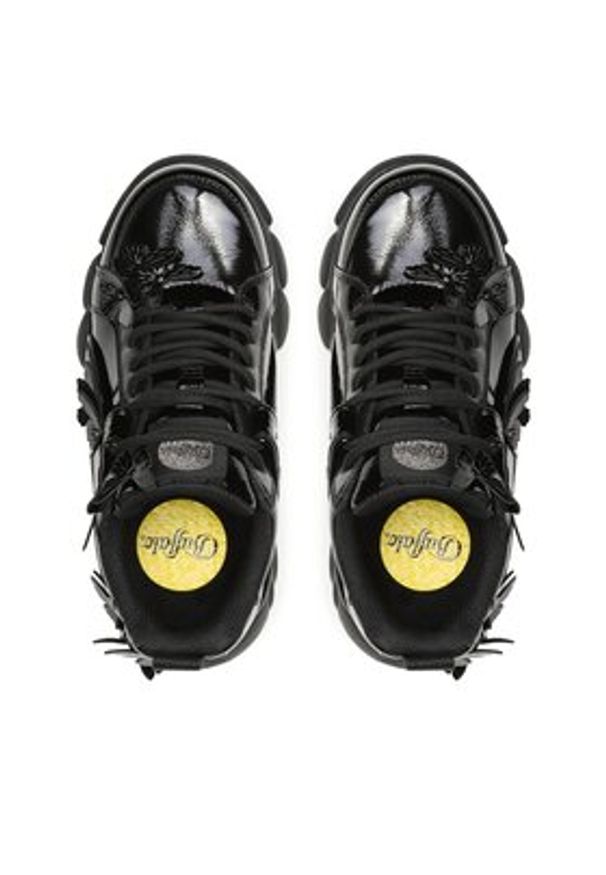 Buffalo Sneakersy Cld Corin Butterflies 1630966 Czarny. Kolor: czarny. Materiał: skóra