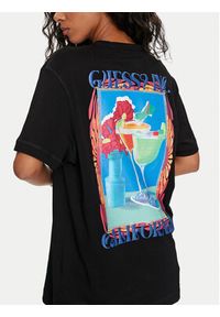 Guess T-Shirt W4GI19 JA914 Czarny Regular Fit. Kolor: czarny. Materiał: bawełna #4