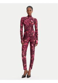 Versace Jeans Couture Kombinezon 79HAN006 JS501 Różowy Slim Fit. Kolor: różowy. Materiał: syntetyk