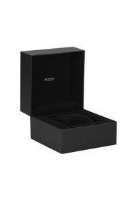 Kazar - Złoty zegarek z bordową tarczą. Kolor: złoty. Styl: elegancki #5