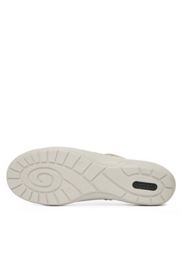 Remonte Półbuty R7627-81 Beżowy. Kolor: beżowy. Materiał: skóra