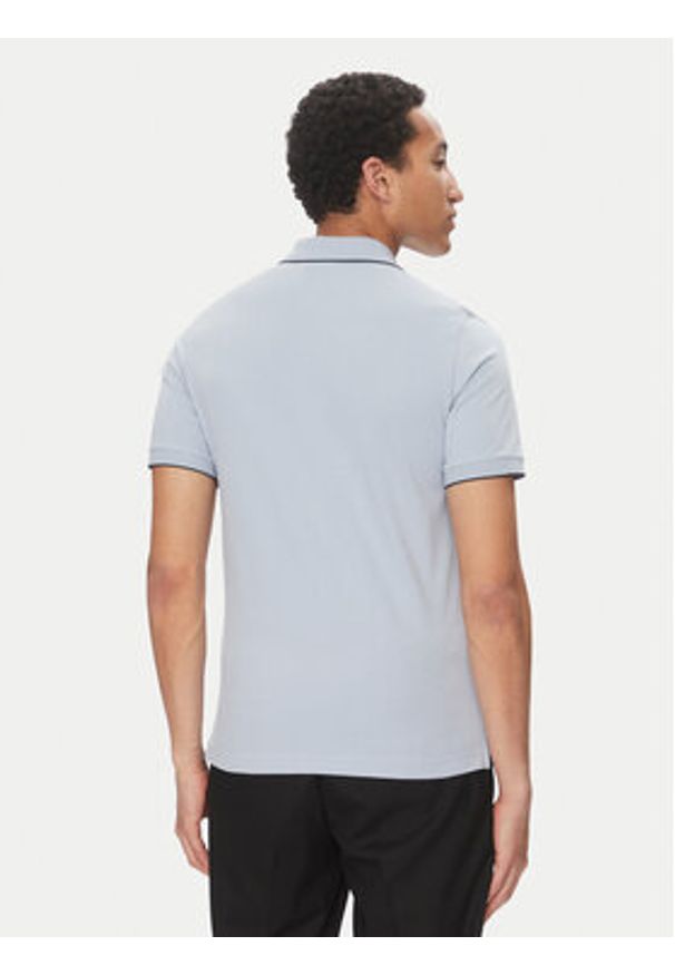 Calvin Klein Polo K10K112751 Niebieski Regular Fit. Typ kołnierza: polo. Kolor: niebieski. Materiał: bawełna