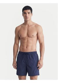 Calvin Klein Swimwear Szorty kąpielowe LV00N61029 Granatowy Regular Fit. Kolor: niebieski. Materiał: syntetyk #3