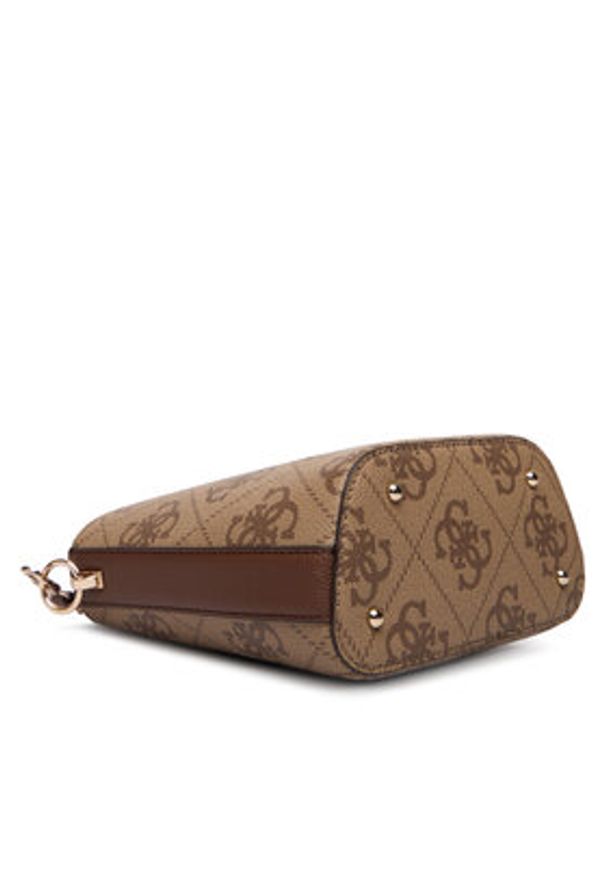 Guess Torebka Karnilla Logo HWOS99 01010 Brązowy. Kolor: brązowy. Materiał: skórzane