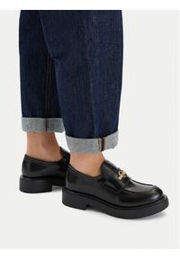 Love Moschino - LOVE MOSCHINO Loafersy JA10404G1NJD000041 Czarny. Kolor: czarny. Materiał: skóra #6