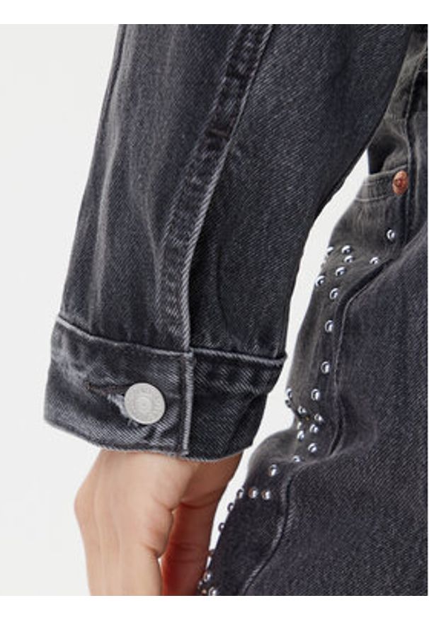 Levi's® Kurtka jeansowa 90s Trucker A9456-0003 Czarny Relaxed Fit. Kolor: czarny. Materiał: bawełna