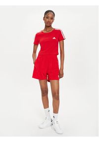 Adidas - adidas Szorty sportowe Firebird IY7207 Czerwony Loose Fit. Kolor: czerwony. Materiał: syntetyk #3