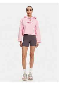 Adidas - adidas Kolarki ALL SZN Rib JJ1233 Szary Slim Fit. Kolor: szary. Materiał: bawełna