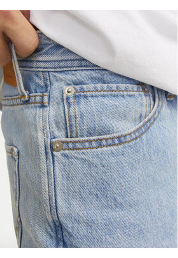 Jack & Jones - Jack&Jones Szorty jeansowe Tony 12249063 Niebieski Loose Fit. Kolor: niebieski. Materiał: bawełna
