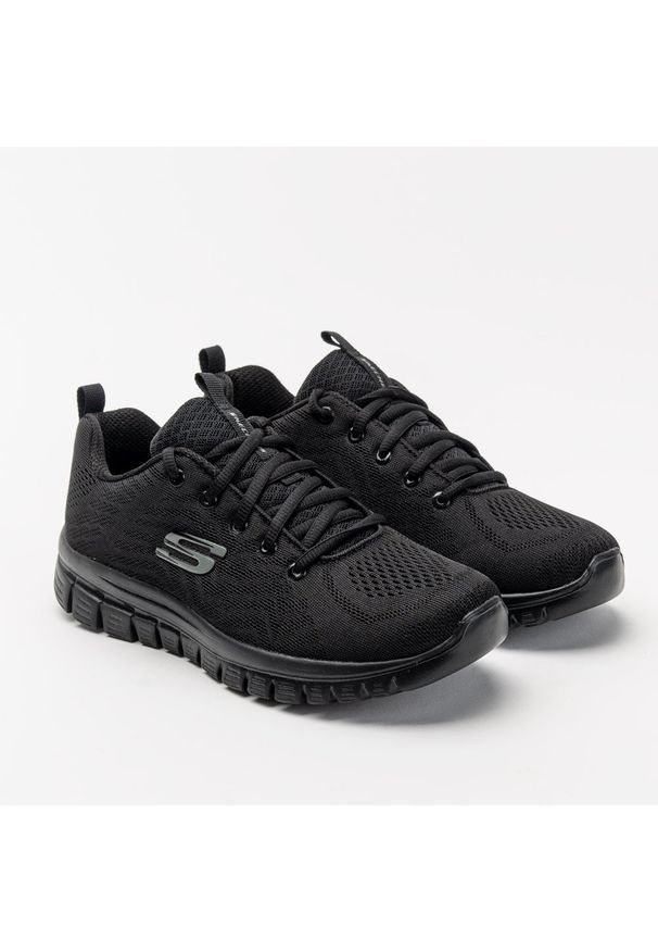 skechers - Buty sportowe damskie Skechers Get Connected (12615/BBK). Okazja: na co dzień. Kolor: czarny. Materiał: materiał, guma. Sezon: lato