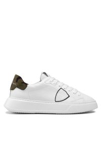 Philippe Model Sneakersy Temple Low BTLU VC01 Biały. Kolor: biały. Materiał: skóra