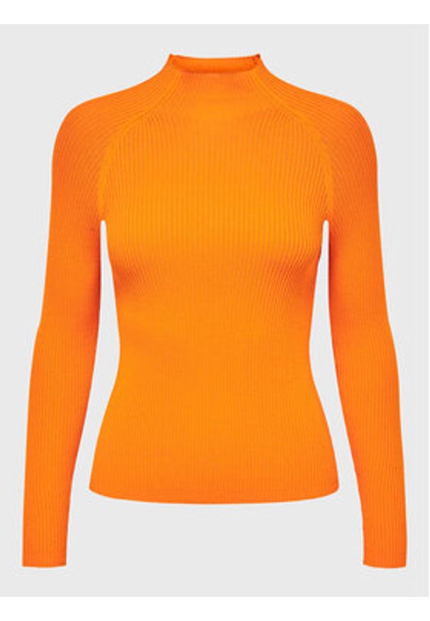 only - ONLY Sweter Rachella 15272596 Żółty Slim Fit. Kolor: żółty. Materiał: syntetyk