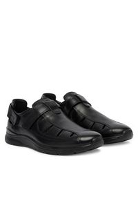 ecco - ECCO Sandały Irving 51176401001 Czarny. Kolor: czarny. Materiał: skóra #2