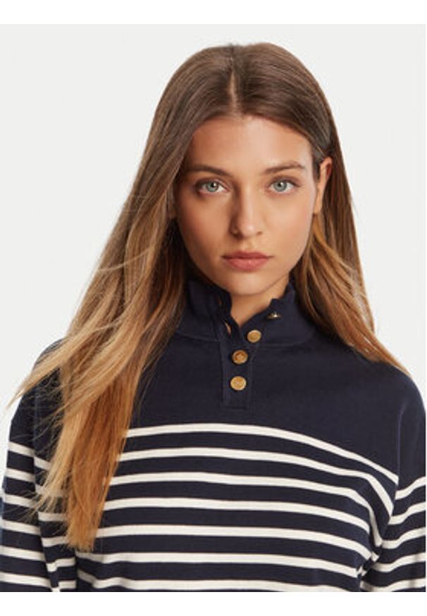 TOMMY HILFIGER - Tommy Hilfiger Sweter WW0WW47467 Granatowy Regular Fit. Kolor: niebieski. Materiał: bawełna