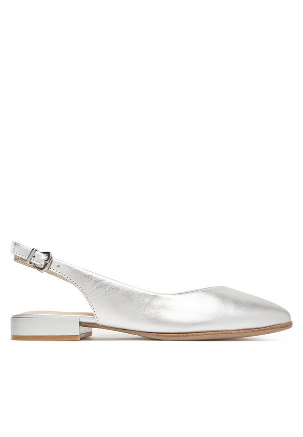 Czółenka Marco Tozzi. Kolor: srebrny